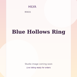 Blue Hollows Ring