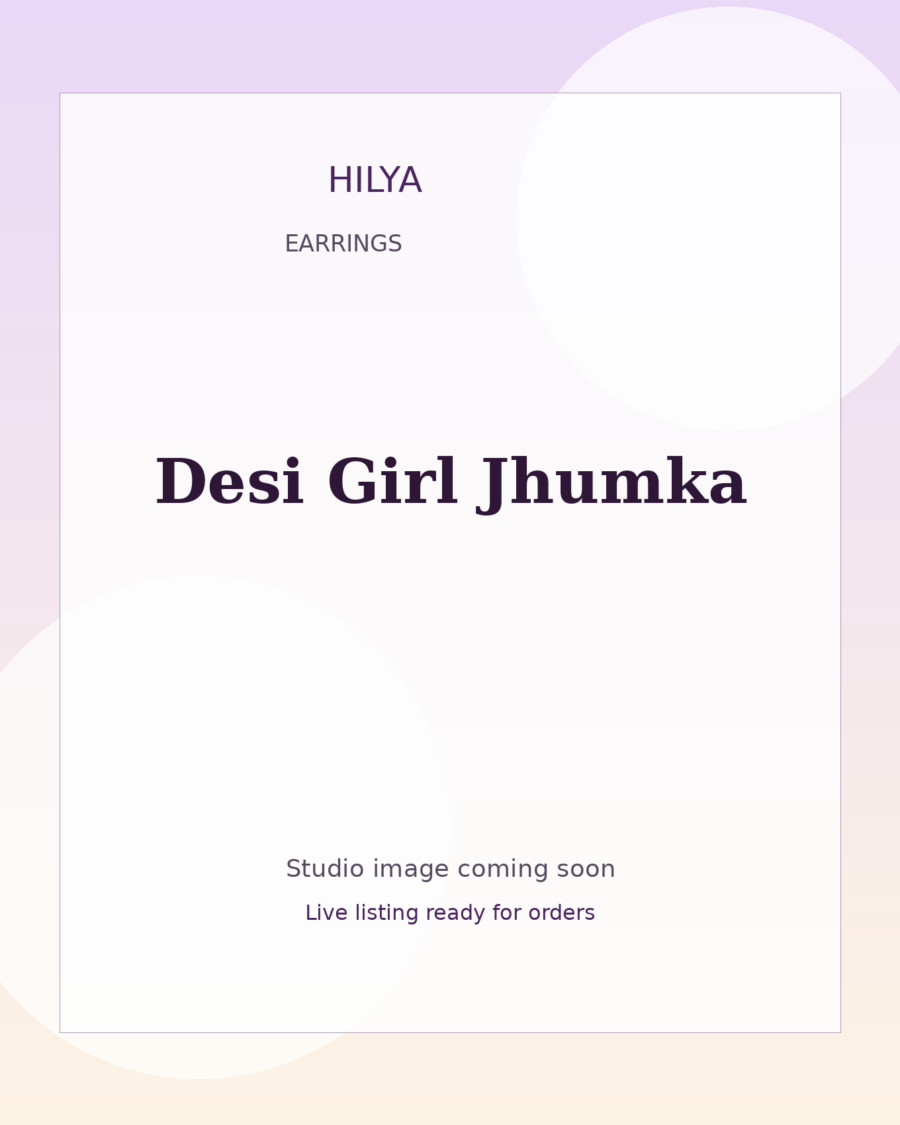 Desi Girl Jhumka