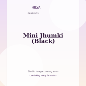 Mini Jhumki (Black)